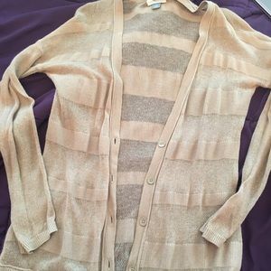 Brown striped sweater old navy